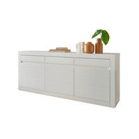 SIDEBOARD  217/90/42 cm 3 Schublade(n)  - Eichefarben/Weiß, Design, Holzwerkstoff (217/90/42cm) - MID.YOU