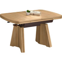 COUCHTISCH in Metall, Holzwerkstoff 90-131/65/56-75 cm  - Buchefarben, Konventionell, Holzwerkstoff/Metall (90-131/65/56-75cm) - Venda