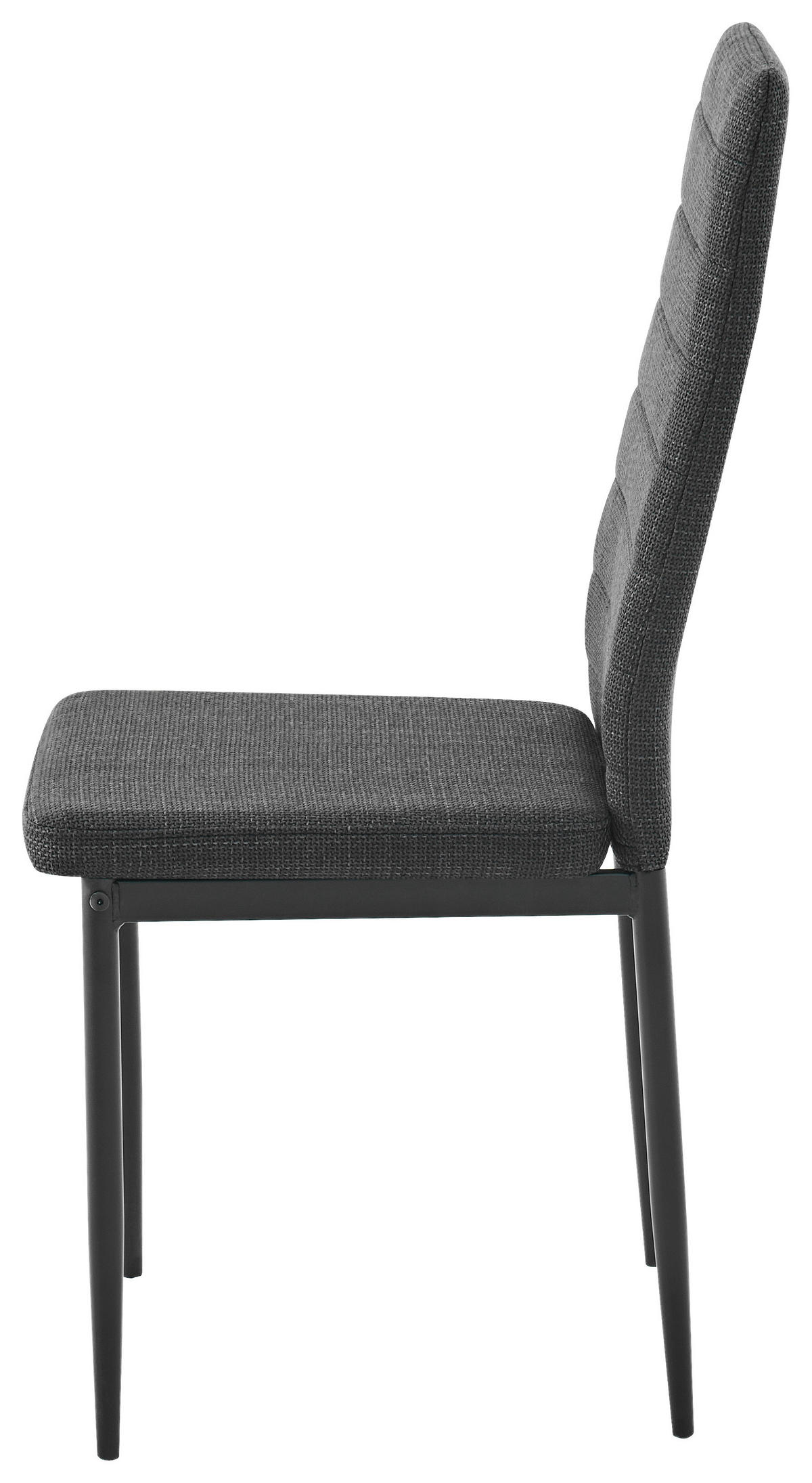 SZÉK fém, textil sötétszürke  - fekete/sötétszürke, Design, textil/fém (41/98/52cm) - Ti'me