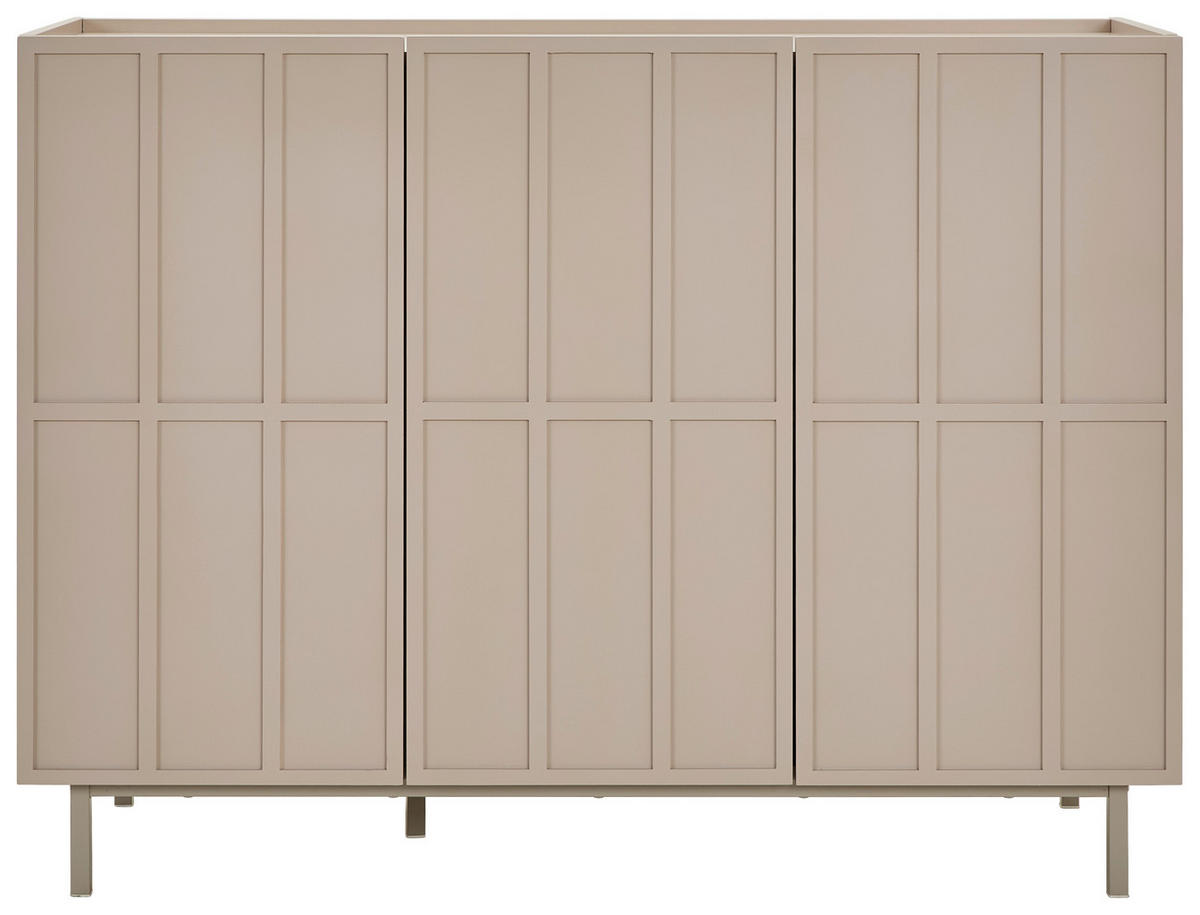 SIDEBOARD  in 120/89/40 cm  - Braun, Design, Holzwerkstoff/Metall (120/89/40cm) - Livetastic