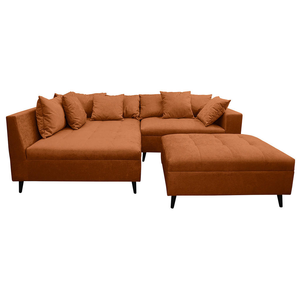 MID.YOU ROHOVÁ SEDAČKA, textil, rezavá