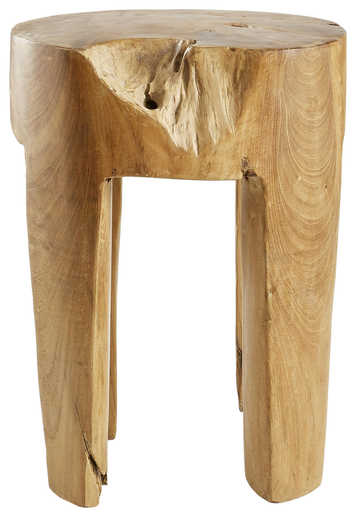 GARTENHOCKER  - Teakfarben, LIFESTYLE, Holz (30/40cm) - Jan Kurtz