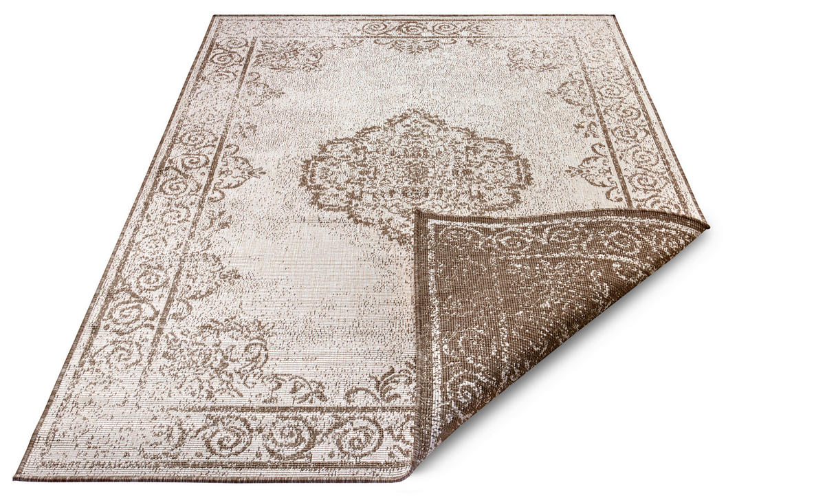 OUTDOORTEPPICH 200/290 cm Twin Supreme Creme, Cappuccino  - Creme/Cappuccino, Design, Kunststoff (200/290cm)
