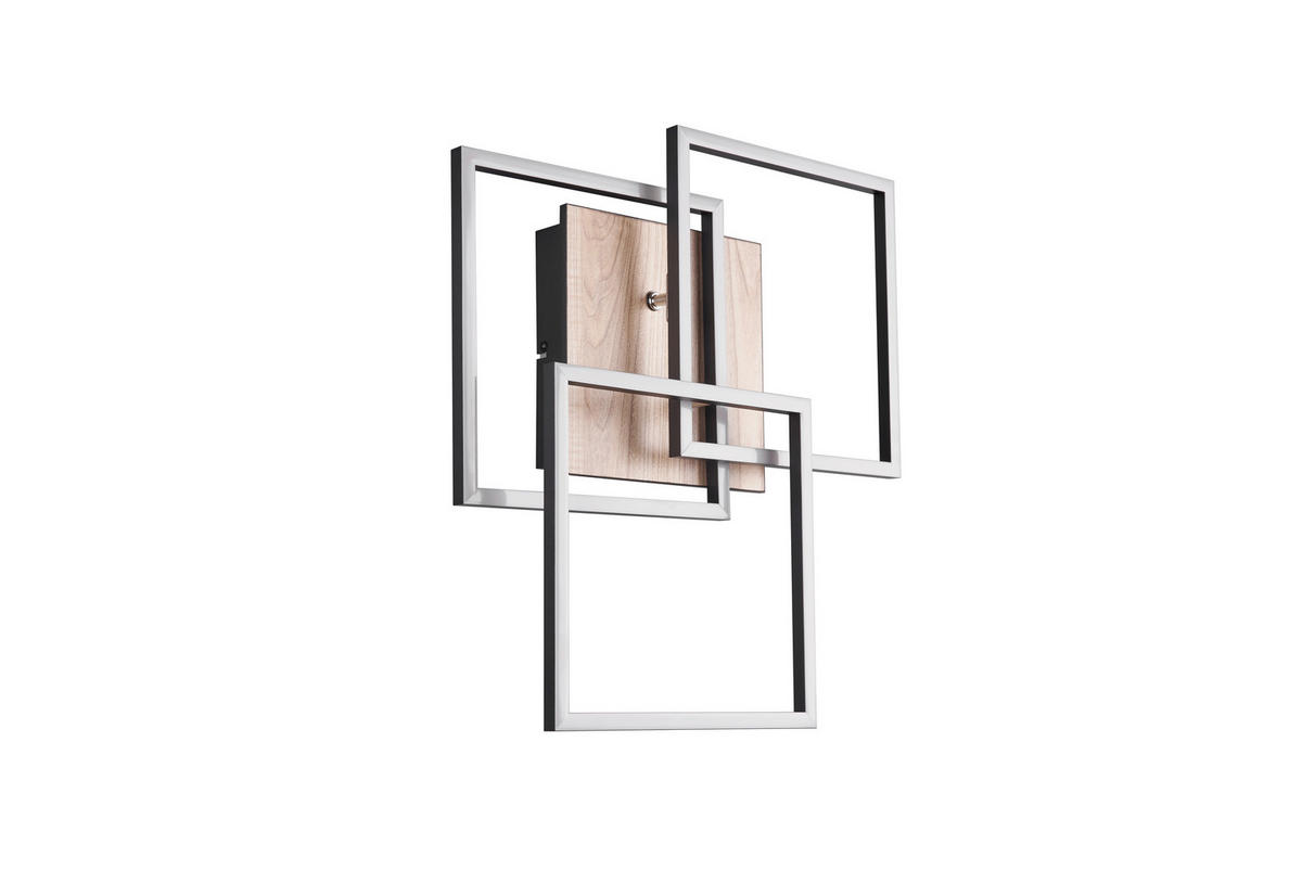 LED-DECKENLEUCHTE    39/42/10 cm  - Braun, Modern, Kunststoff (39/42/10cm)