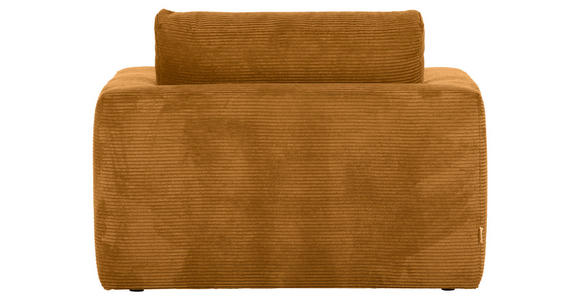 XXL-SESSEL - Bernsteinfarben/Schwarz, ROMANTIK / LANDHAUS, Kunststoff/Textil (120/67/140cm) - Landscape