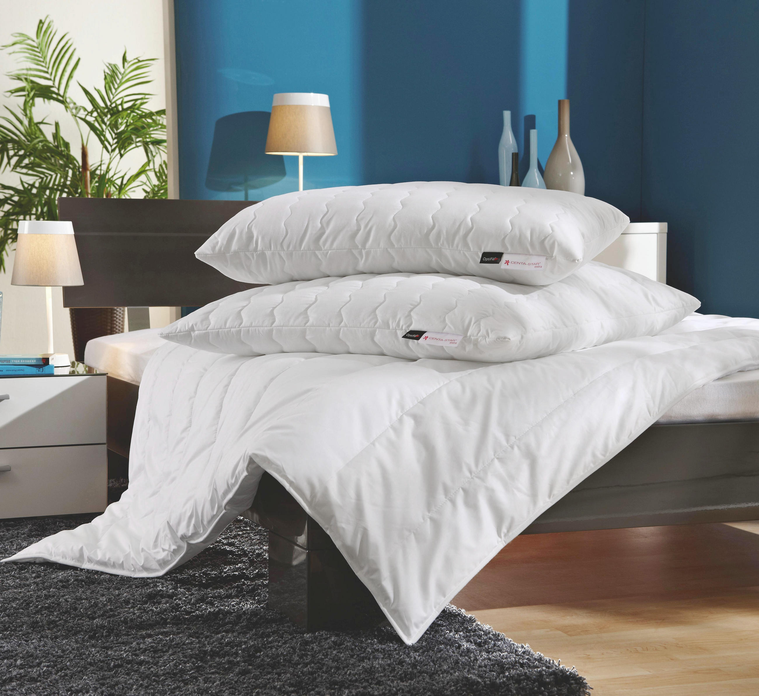 GANZJAHRESDECKE  Aqua Aktiv  135/200 cm   - Weiß, Basics, Textil (135/200cm) - Centa-Star