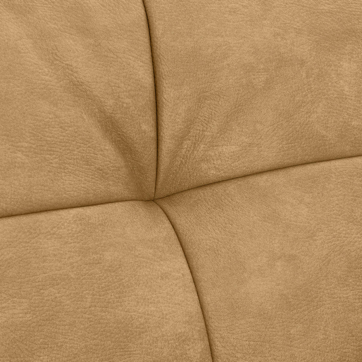SOFAELEMENT Lederlook Hellbraun  - Hellbraun, Trend, Textil (105/80/112cm) - Livetastic
