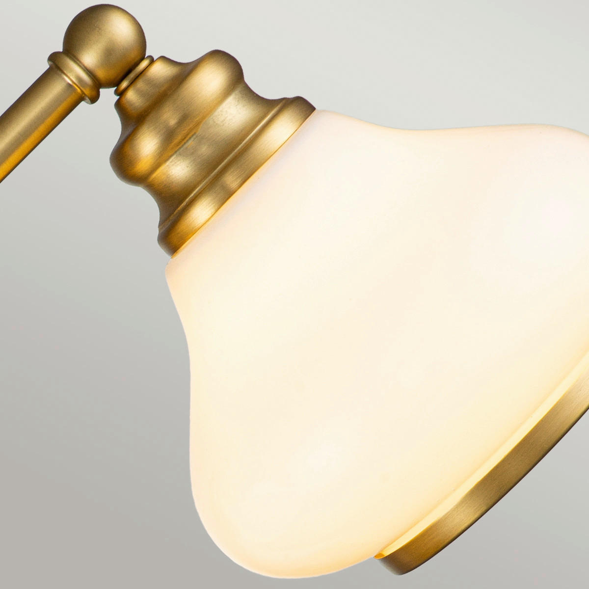 BADEZIMMER-WANDLEUCHTE Elstead Ainsley 61/20,6/23,1 cm   - Messingfarben, KONVENTIONELL, Glas/Metall (61/20,6/23,1cm) - Elstead Lighting