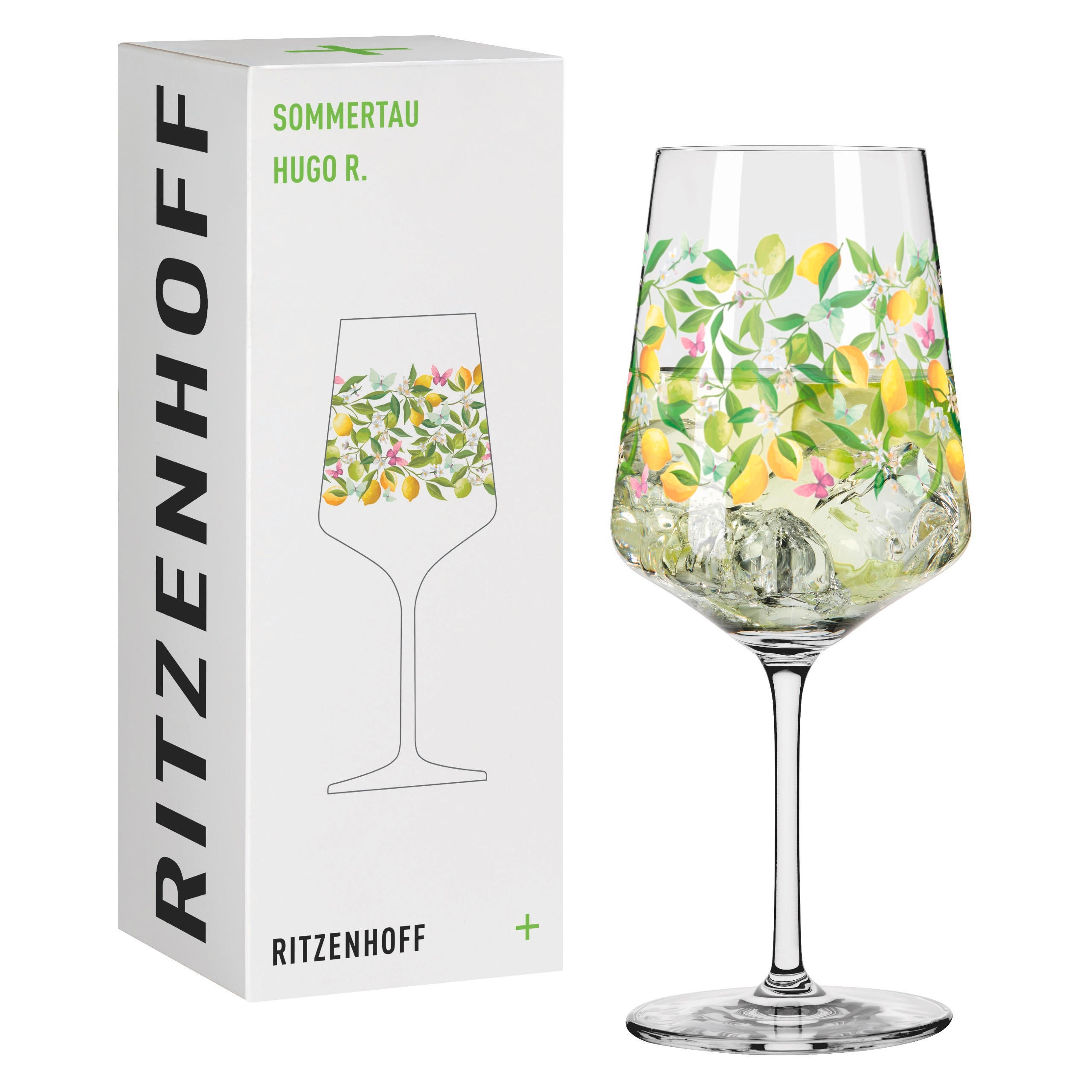 SPRITZERGLAS 544 ml  - Gelb/Rosa, LIFESTYLE, Glas (8,3/8,3/22,5cm) - Ritzenhoff
