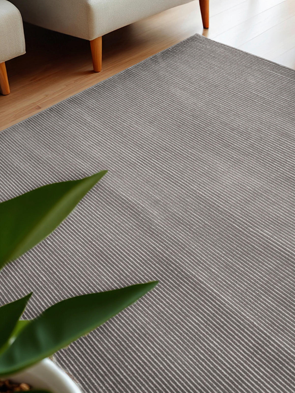 TEPPICH 200/280 cm Perles Anthrazit, Creme  - Anthrazit/Creme, Basics, Kunststoff (200/280cm) - Elle Decoration