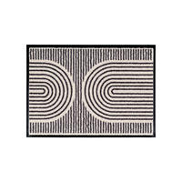FUßMATTE  67/100 cm  Creme, Schwarz  - Creme/Schwarz, Design, Textil (67/100cm) - Schöner Wohnen