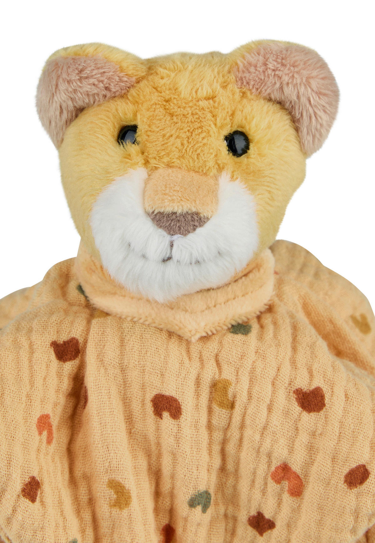 SCHMUSETUCH Löwe Leo  - Dunkelgelb, Basics, Textil (23/7/6cm) - Sterntaler