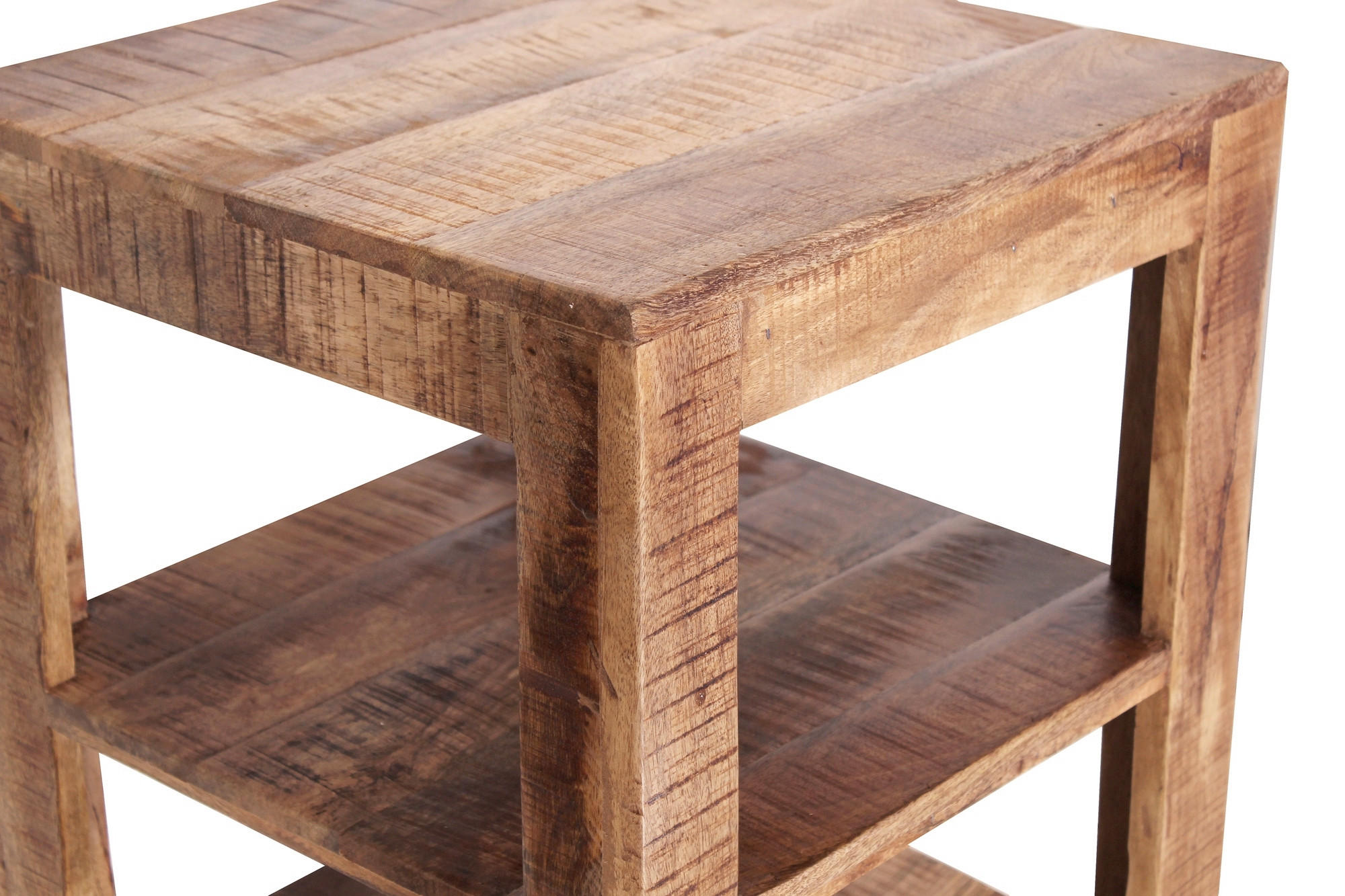 Thumbnail - Livetastic Regal, Natur, Holz, Mangoholz, massiv, 4 Fächer, 44x105x44 cm, Holzmöbel, Holzregale, Bücherregale Holz