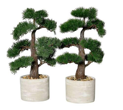 BONSAI - zelena/braon, Osnovno, plastika (38cm)