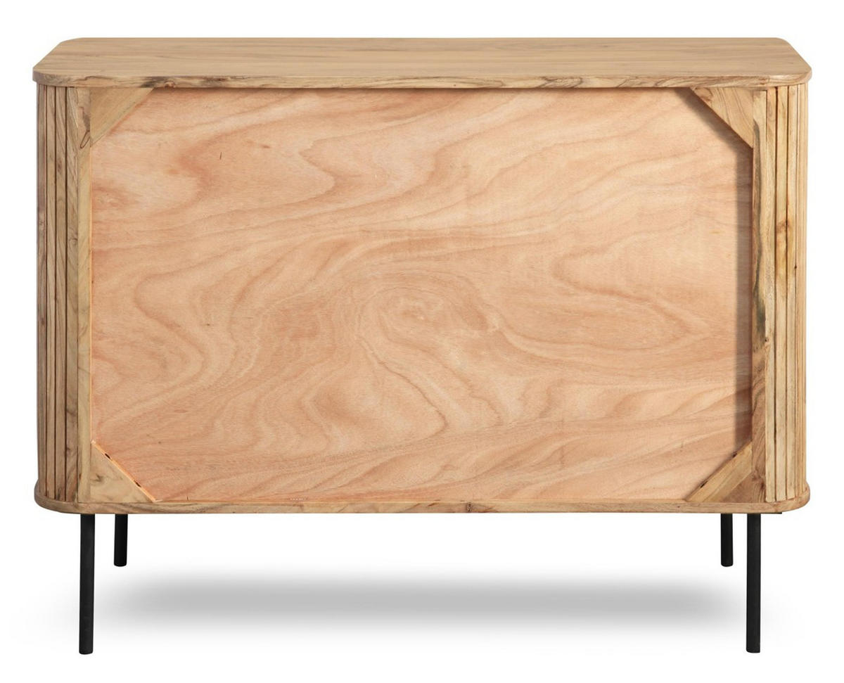 KOMMODE  in 103/80/45 cm  - Grau, KONVENTIONELL, Holz/Metall (103/80/45cm) - Livetastic