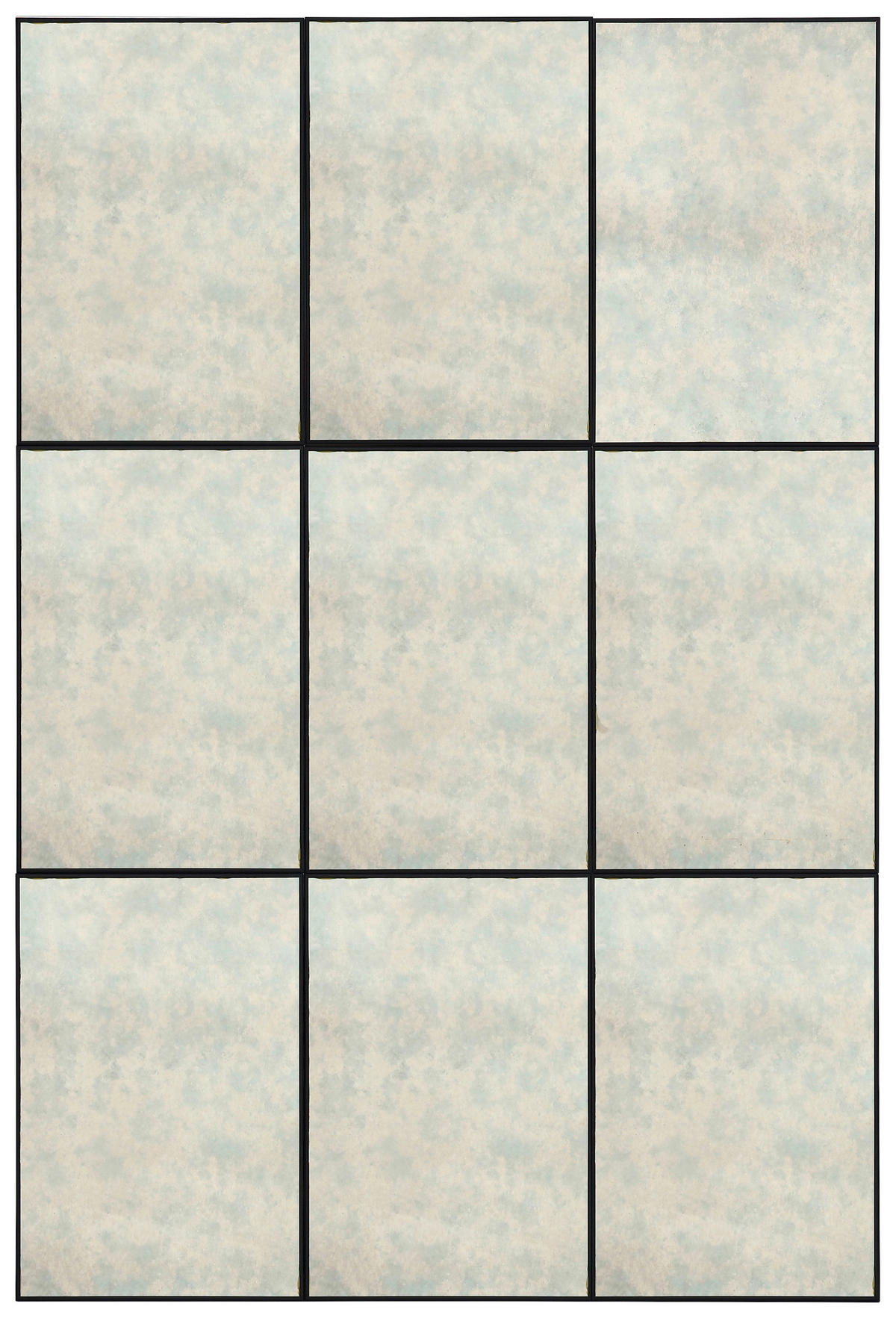 DEKOSPIEGEL - Klar/Schwarz, Design, Glas/Holzwerkstoff (80/120/2cm) - MID.YOU