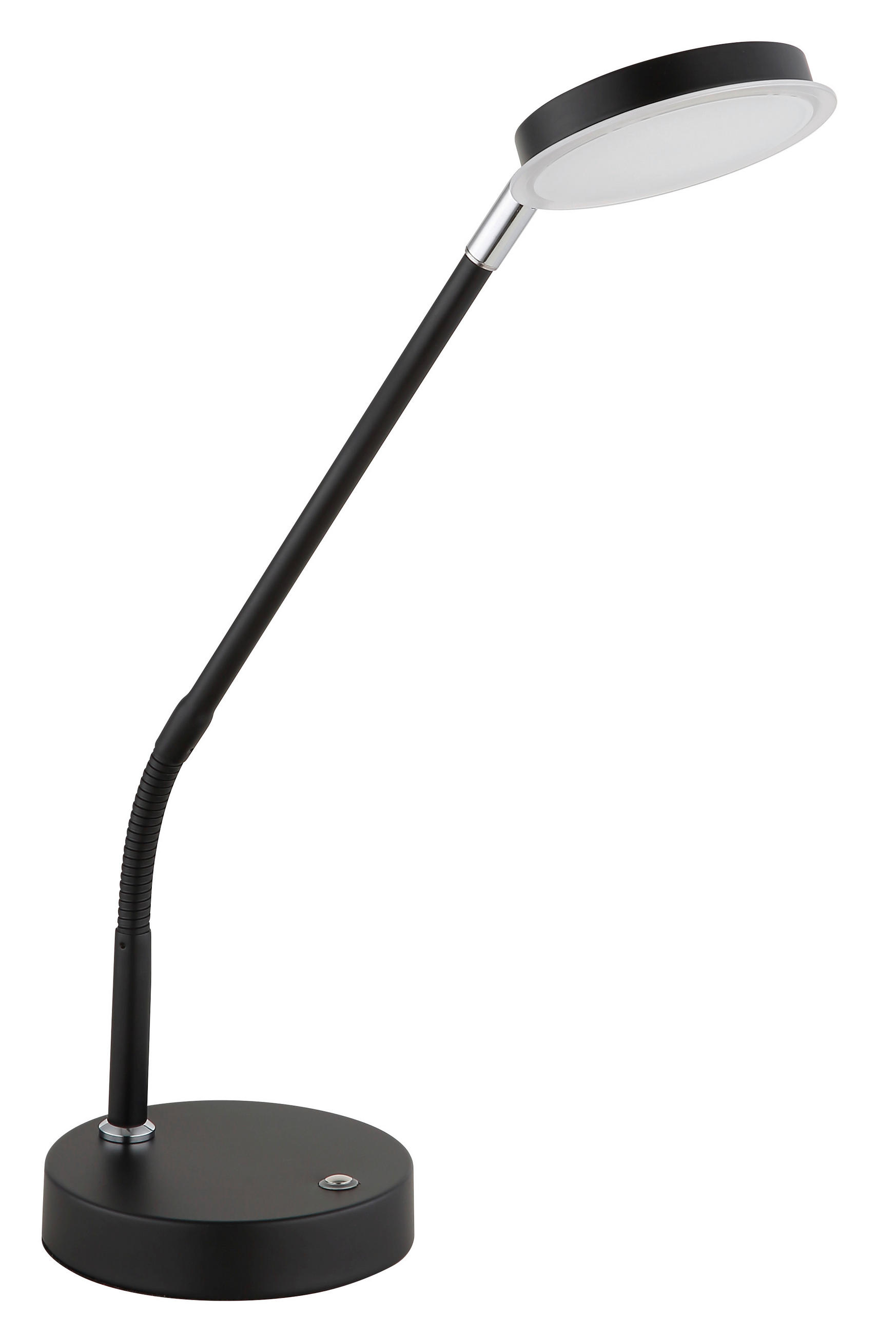 LED-TISCHLEUCHTE 43/13/52 cm   - Klar/Schwarz, Design, Kunststoff/Metall (43/13/52cm) - Globo