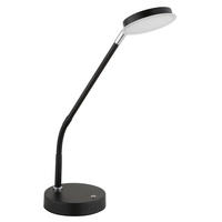 LED-TISCHLEUCHTE 43/13/52 cm   - Klar/Schwarz, Design, Kunststoff/Metall (43/13/52cm) - Globo