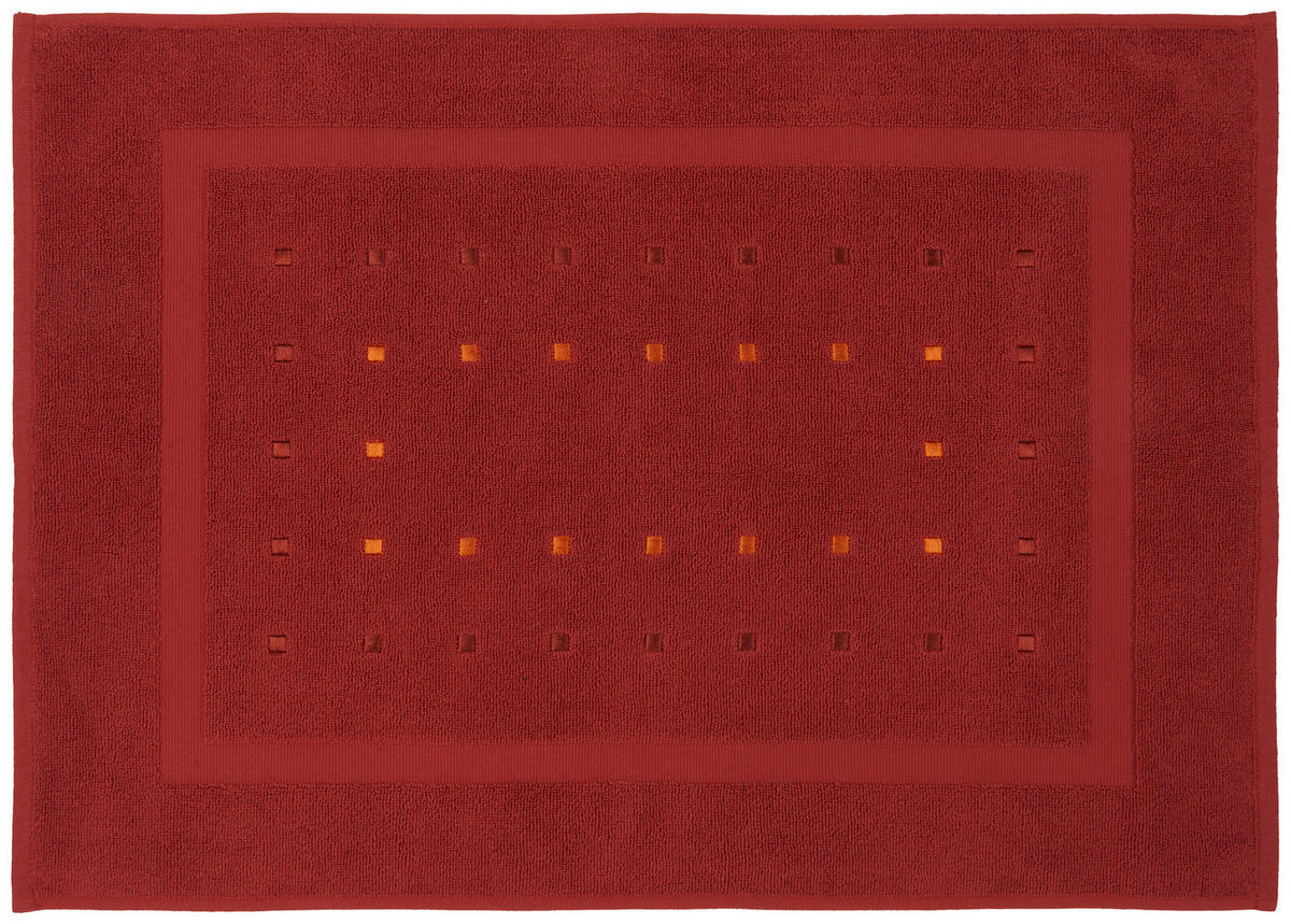 FÜRDŐSZOBASZŐNYEG  50/70 cm  terrakotta   - terrakotta, Design, textil (50/70cm) - Esposa