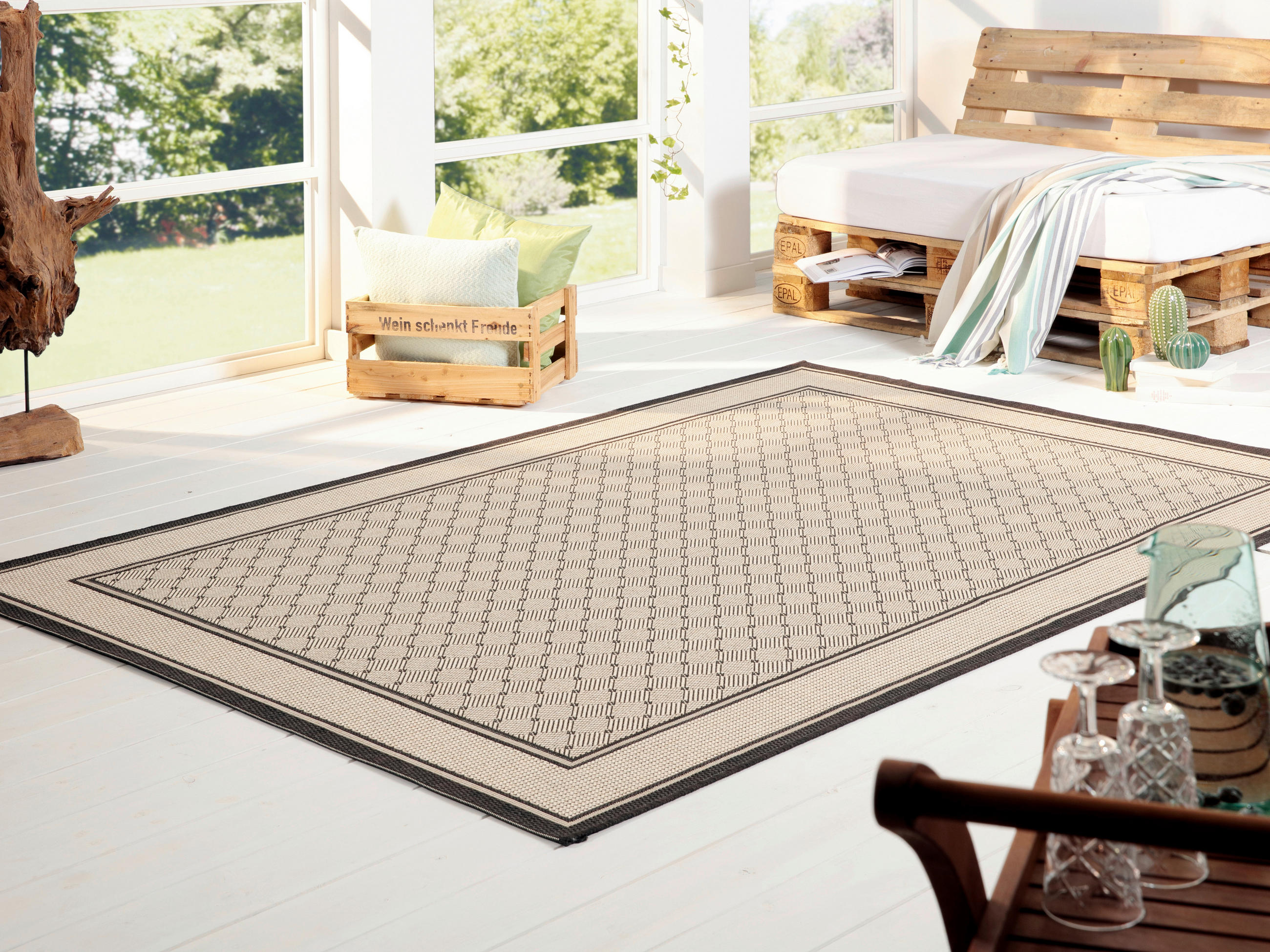 FLACHWEBETEPPICH 60/110 cm Braun  - Braun, Basics, Textil (60/110cm) - Novel