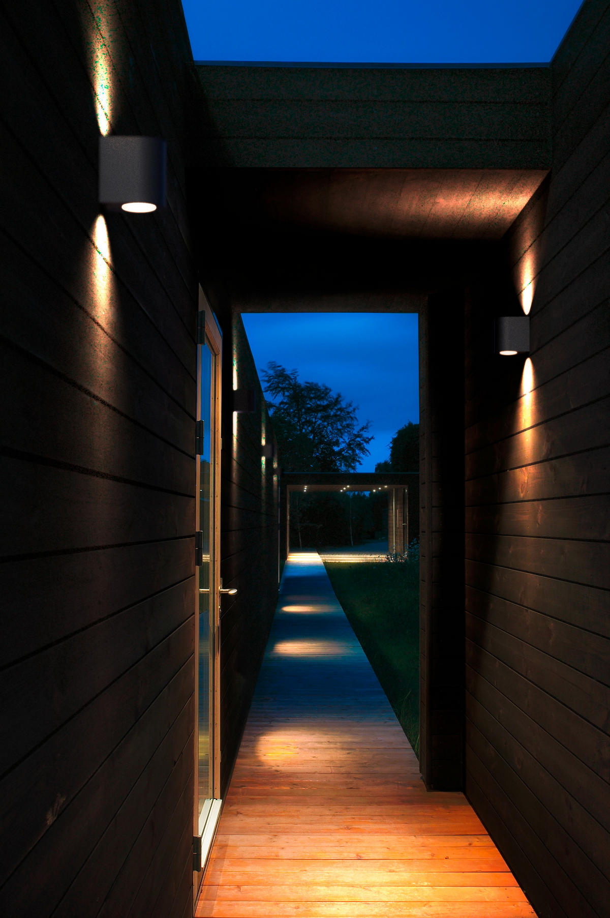 LED-AUßENLEUCHTE Canto   - Schwarz, Design, Metall (10,4/8,7/10cm) - Nordlux