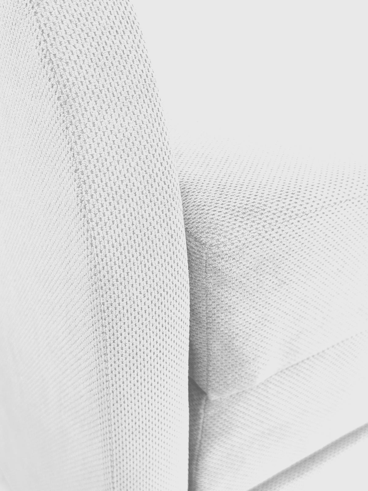 SCHLAFSOFA  mit Liegefunktion Flachgewebe Weiß  - Schwarz/Weiß, Design, Kunststoff/Textil (203/77/86cm) - MID.YOU