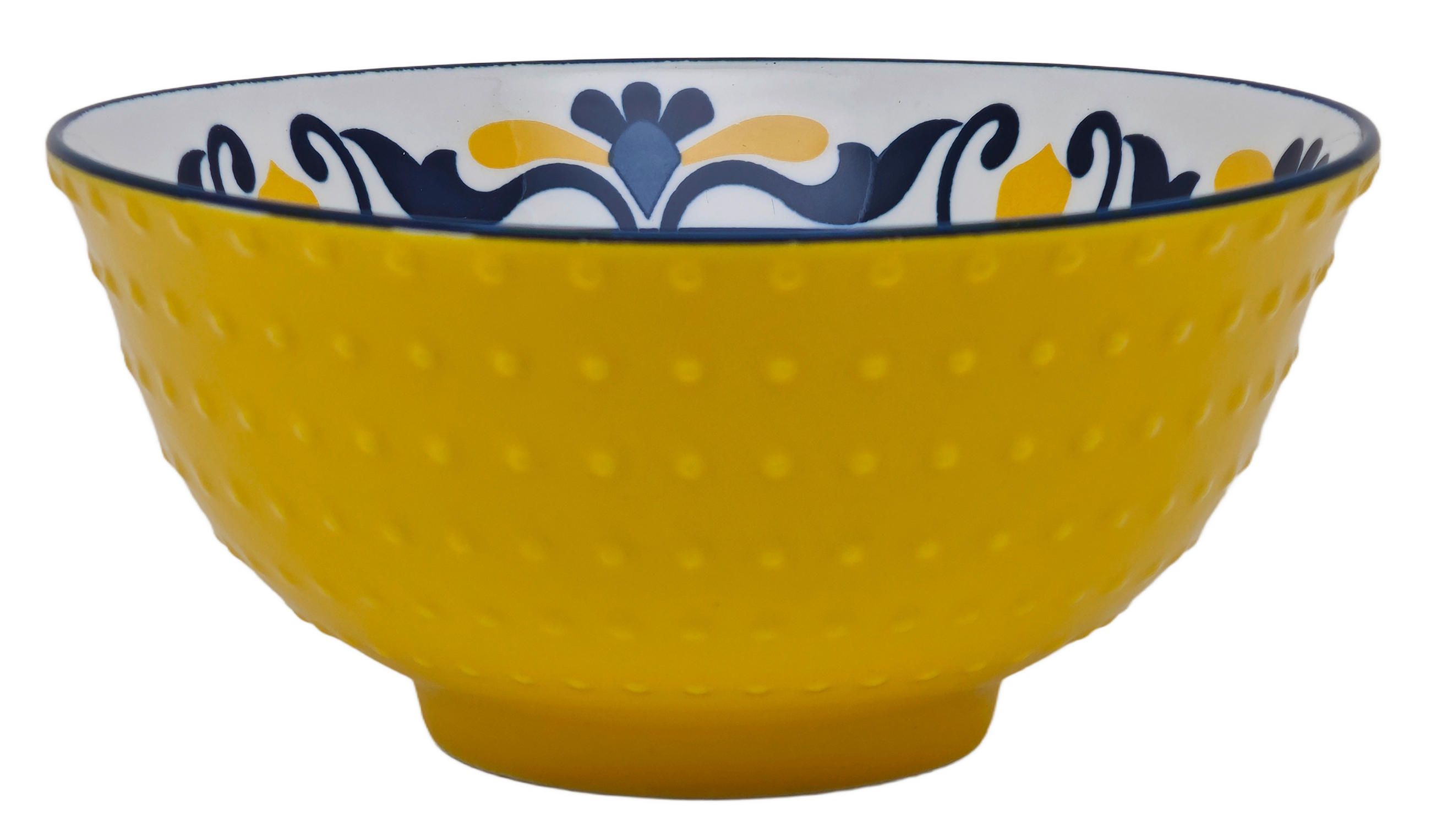 MÜSLISCHALE  - Gelb, Trend, Keramik (15,7/7,3cm) - Novel