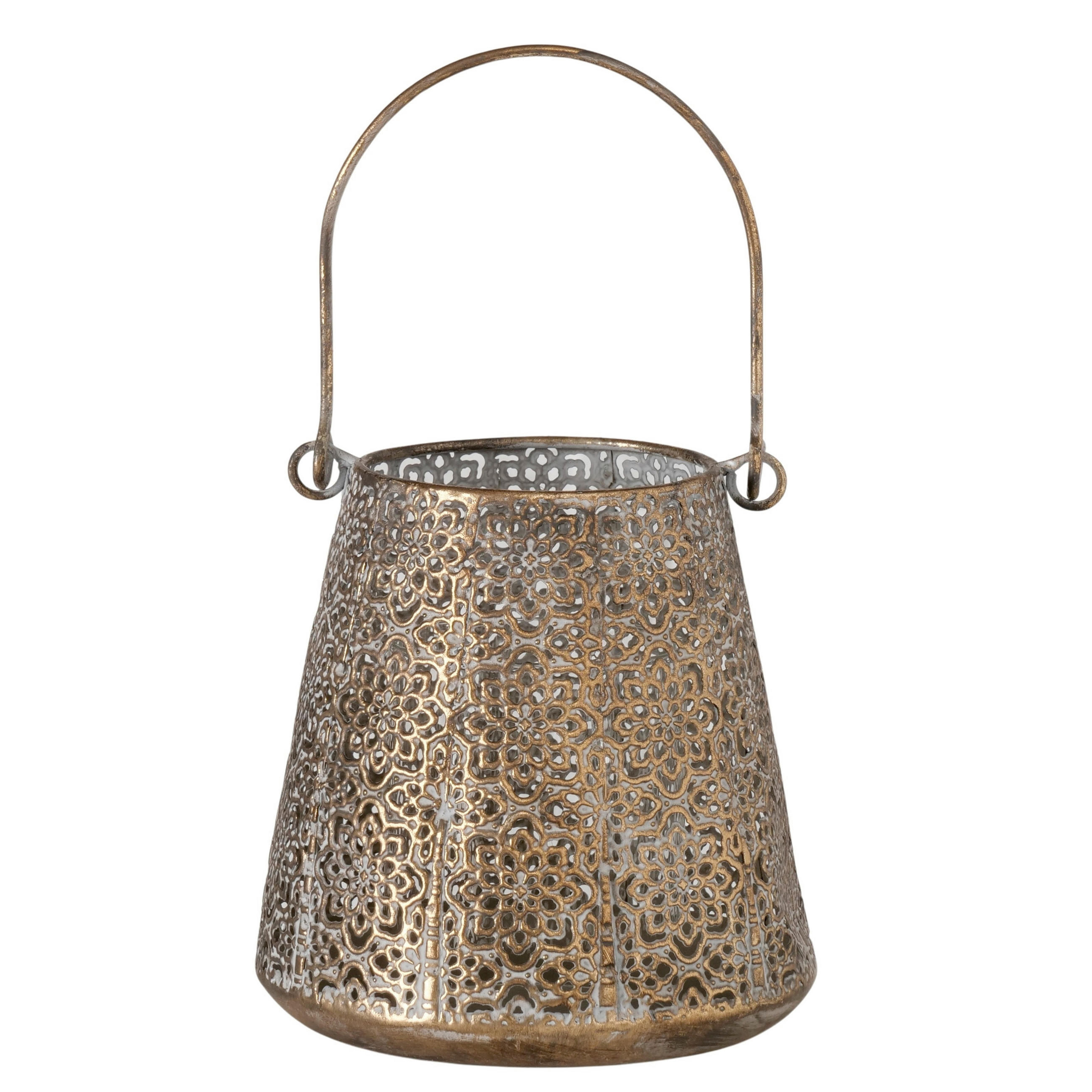 WINDLICHT - Goldfarben, Basics, Metall (14,5/15cm) - Ambia Home