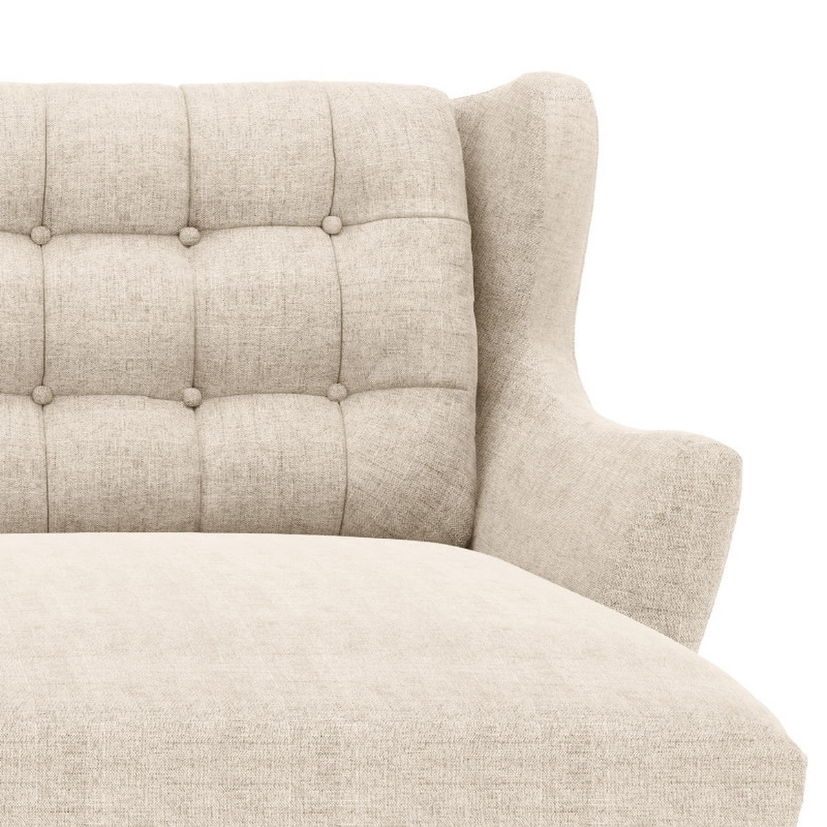 ECKSOFA in Webstoff Silberfarben  - Eichefarben/Silberfarben, Konventionell, Holz/Textil (173/107/250cm) - Trendmanufaktur