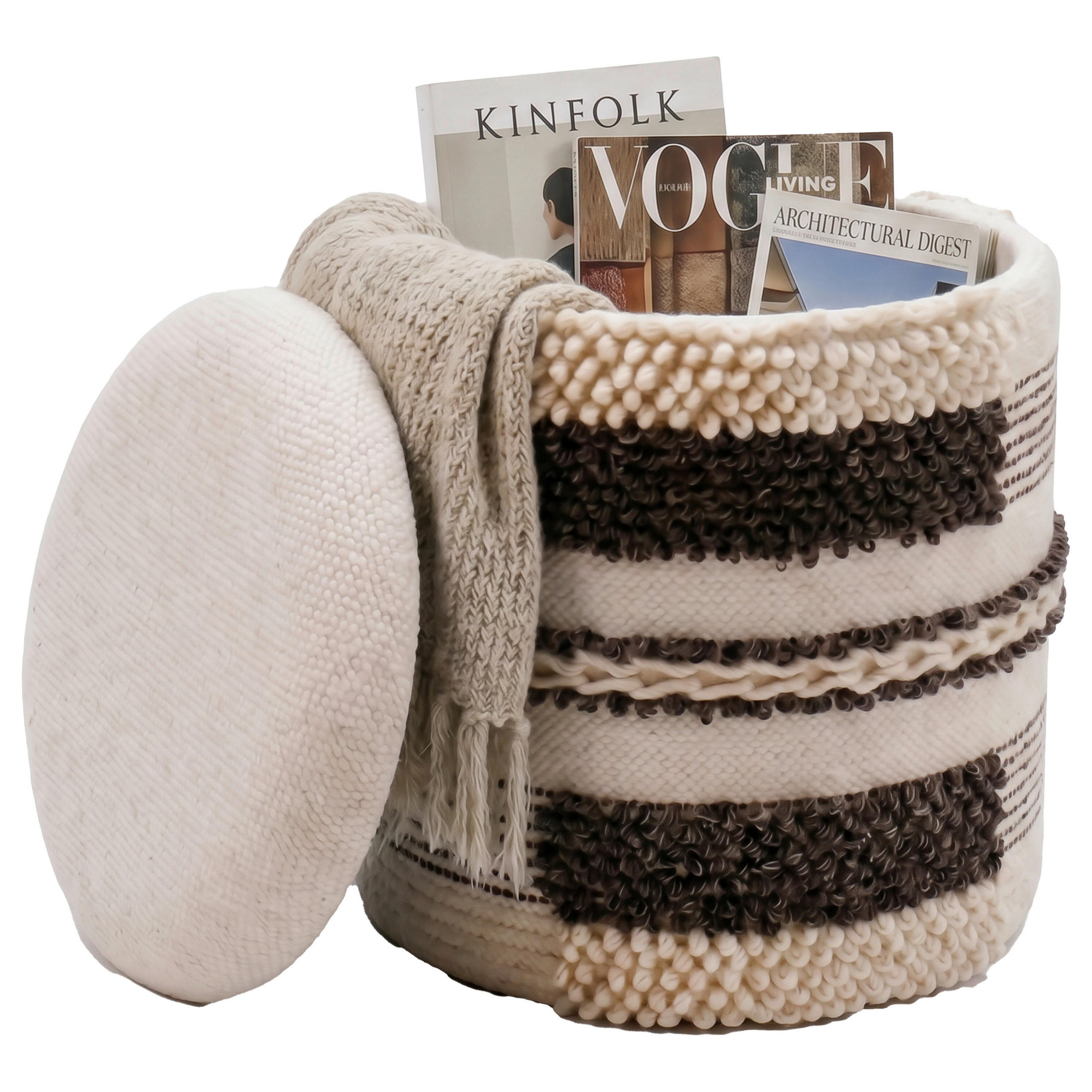 Livetastic TABURET, textil, 40/45/40 cm