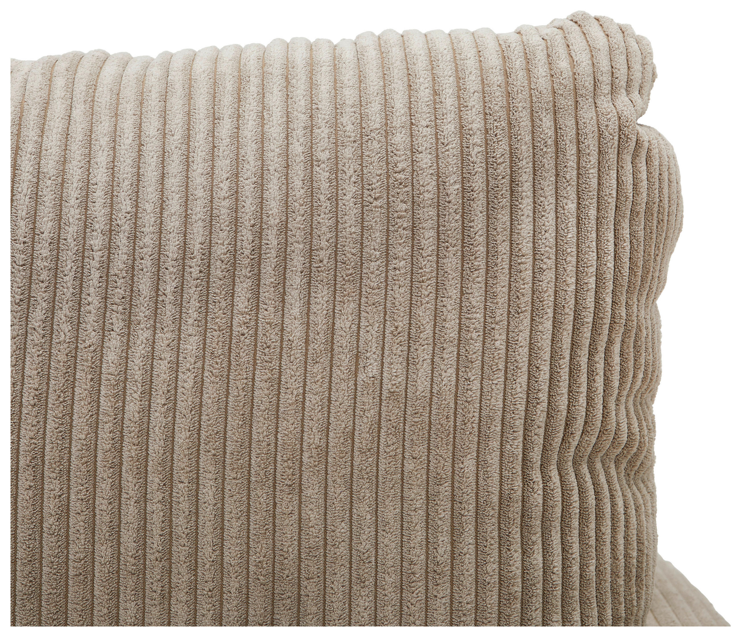 ECKSOFA in Cord Beige  - Beige/Schwarz, KONVENTIONELL, Kunststoff/Textil (217/146cm) - Carryhome