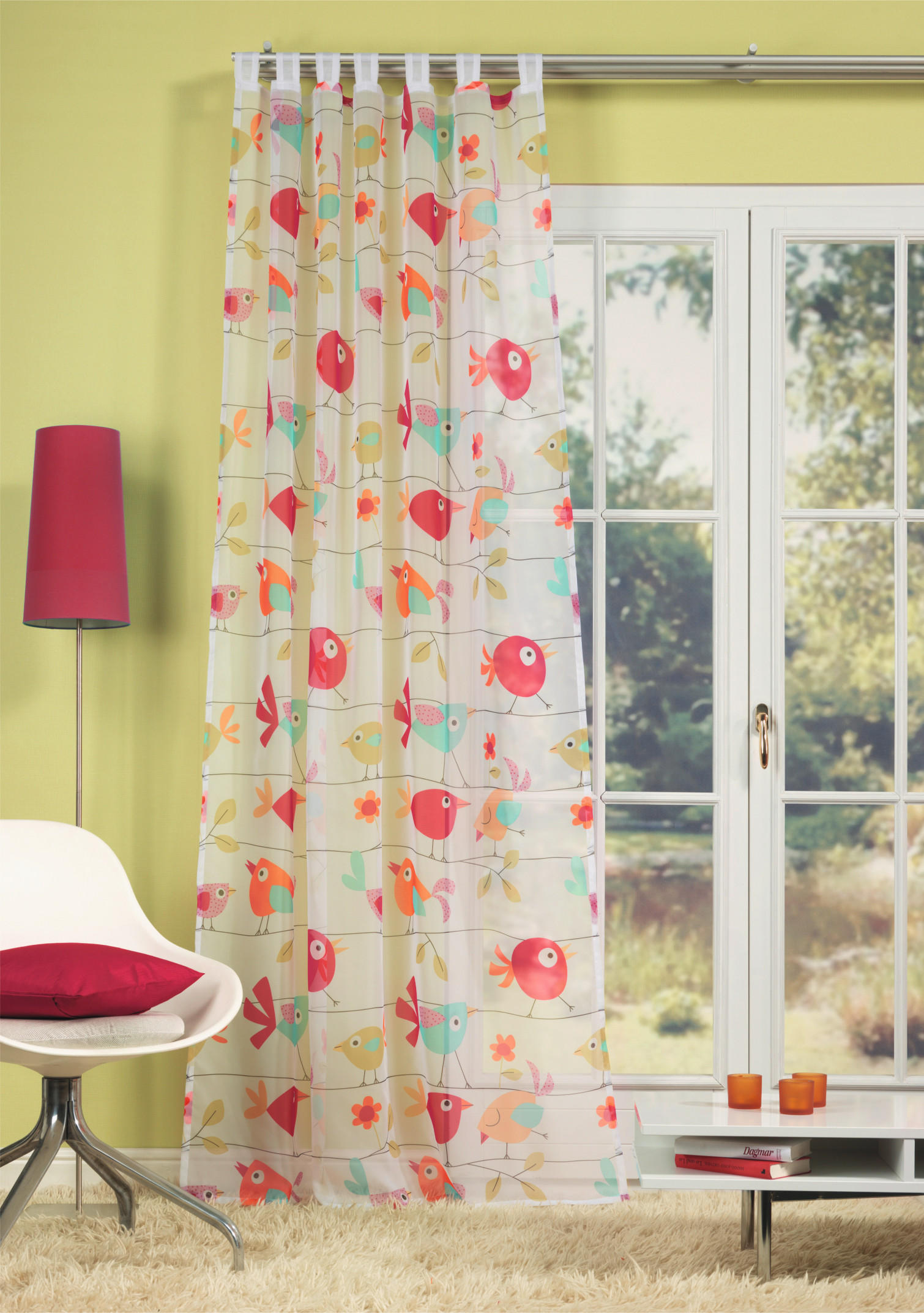 KINDERVORHANG transparent  140/245 cm  - Multicolor, Design, Textil (140/245cm)