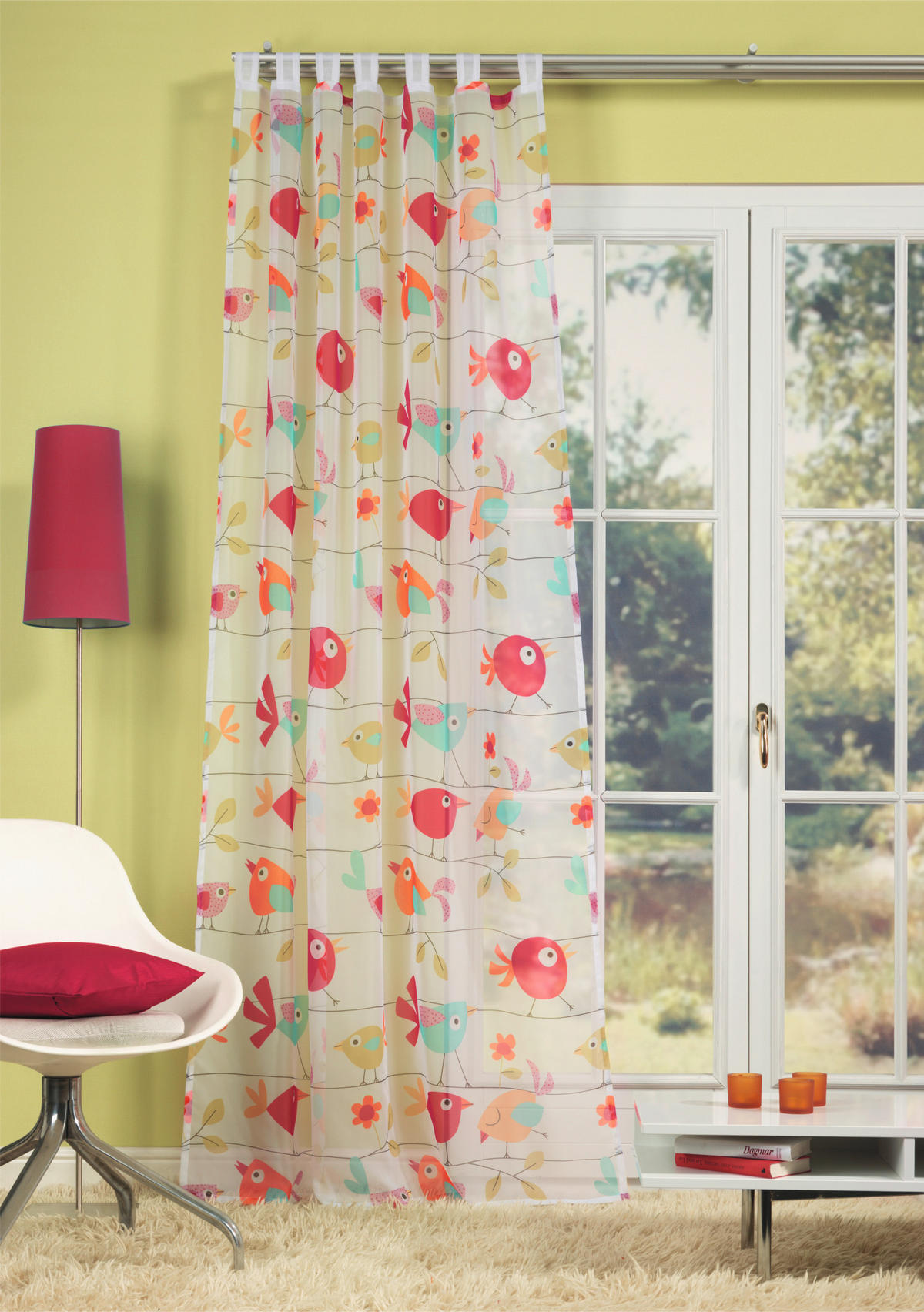 KINDERVORHANG transparent  140/245 cm  - Multicolor, Design, Textil (140/245cm)
