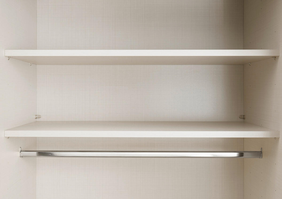 SCHWEBETÜRENSCHRANK 249/222/68 cm 3-türig Weiß  - Alufarben/Weiß, Holzwerkstoff/Metall (249/222/68cm) - Moderano