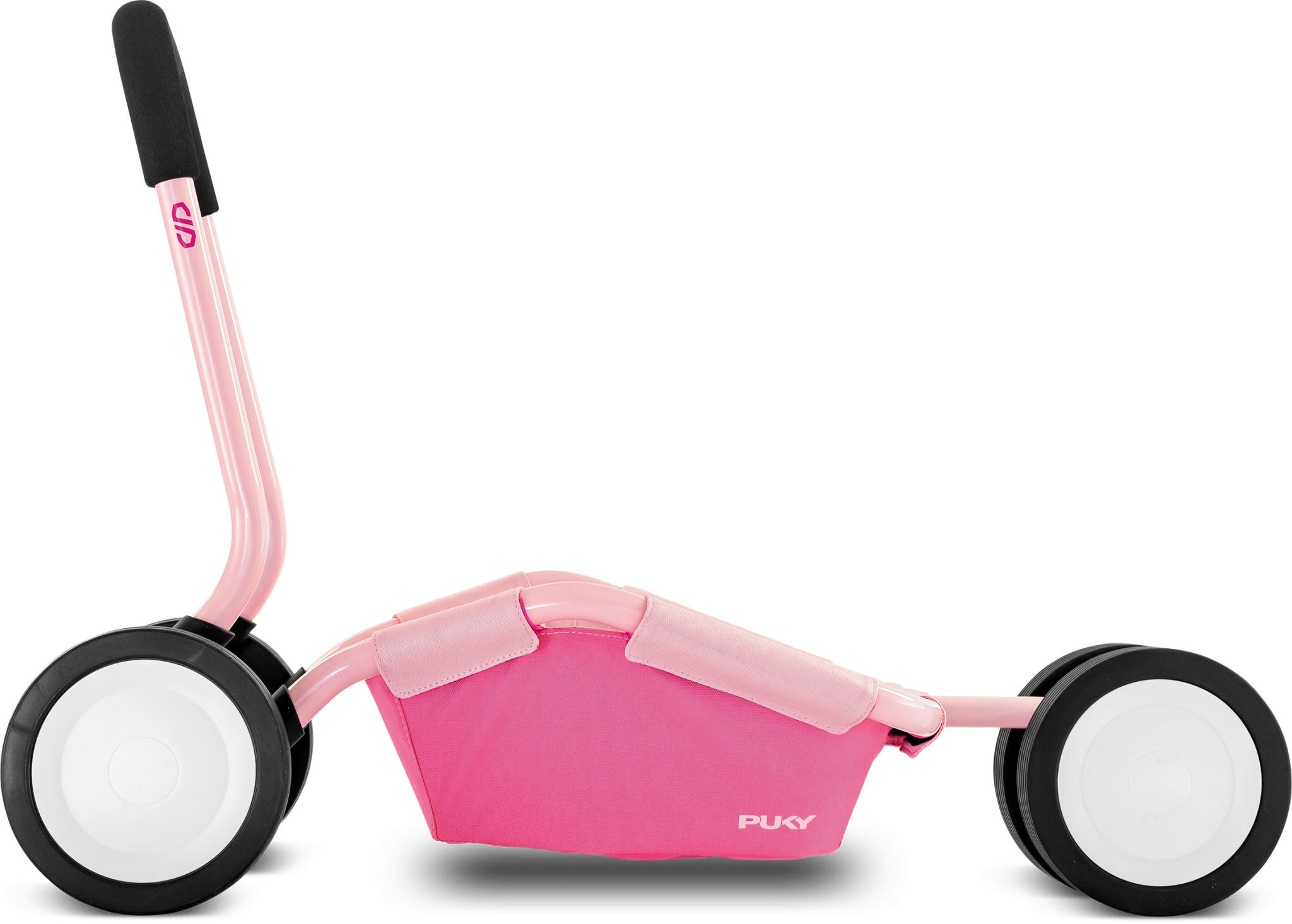 LAUFLERNWAGEN - Hellrosa, Basics, Textil/Metall (37,5/48,5-51,5/70cm) - PUKY