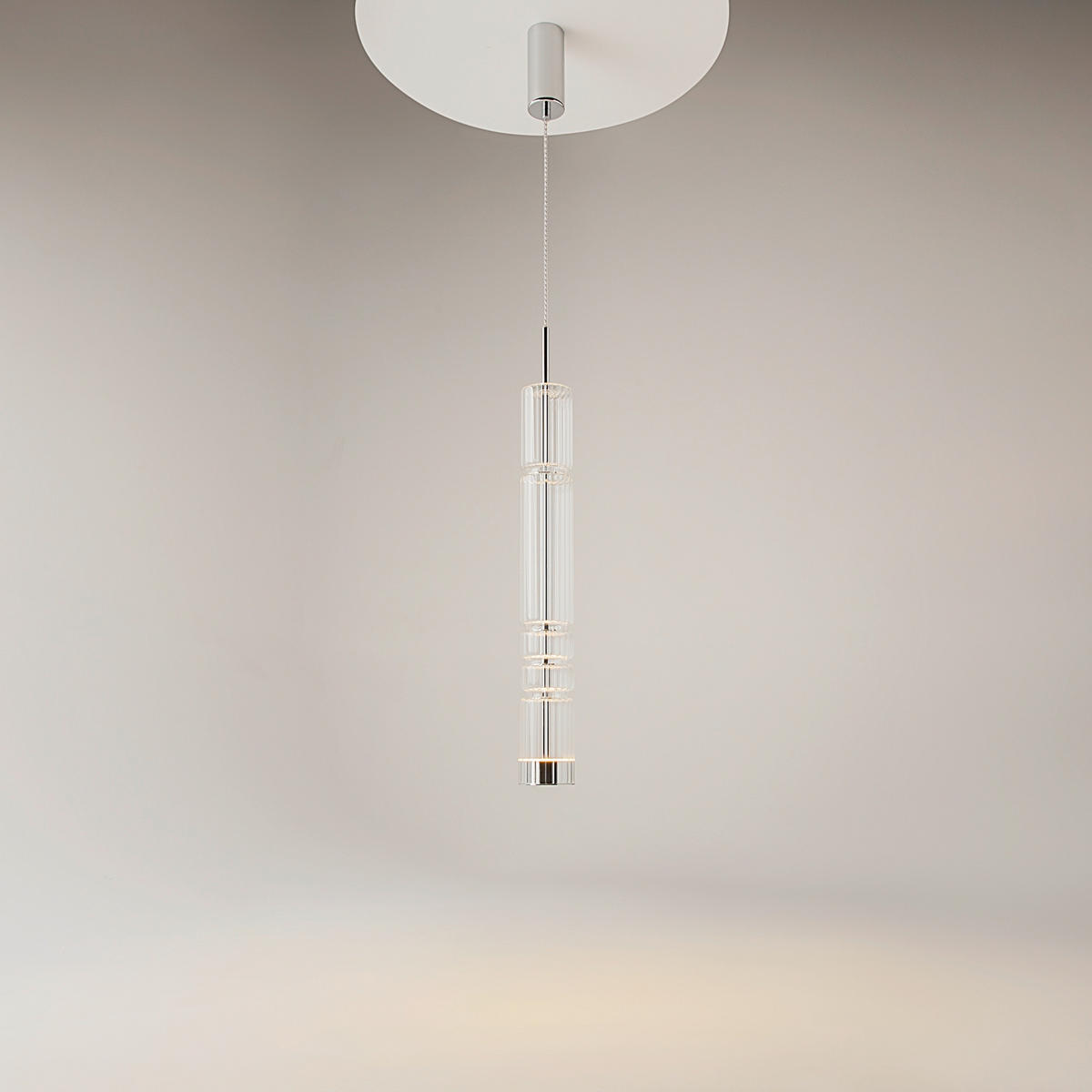 PENDELLEUCHTE Ordo 8/384 cm  - Chromfarben, Design, Metall (8/384cm) - MAYTONI