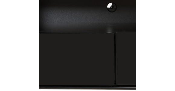 LOWBOARD  180/53/40 cm 2 Schublade(n) Beimöbel erhältlich, stehend  - Eichefarben/Schwarz, Trend, Holz/Holzwerkstoff (180/53/40cm) - Xora