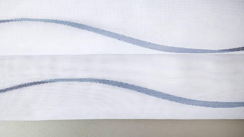 TKANINA ZA ZAVJESE plava, bijela - bijela/plava, Basics, tekstil (290cm)