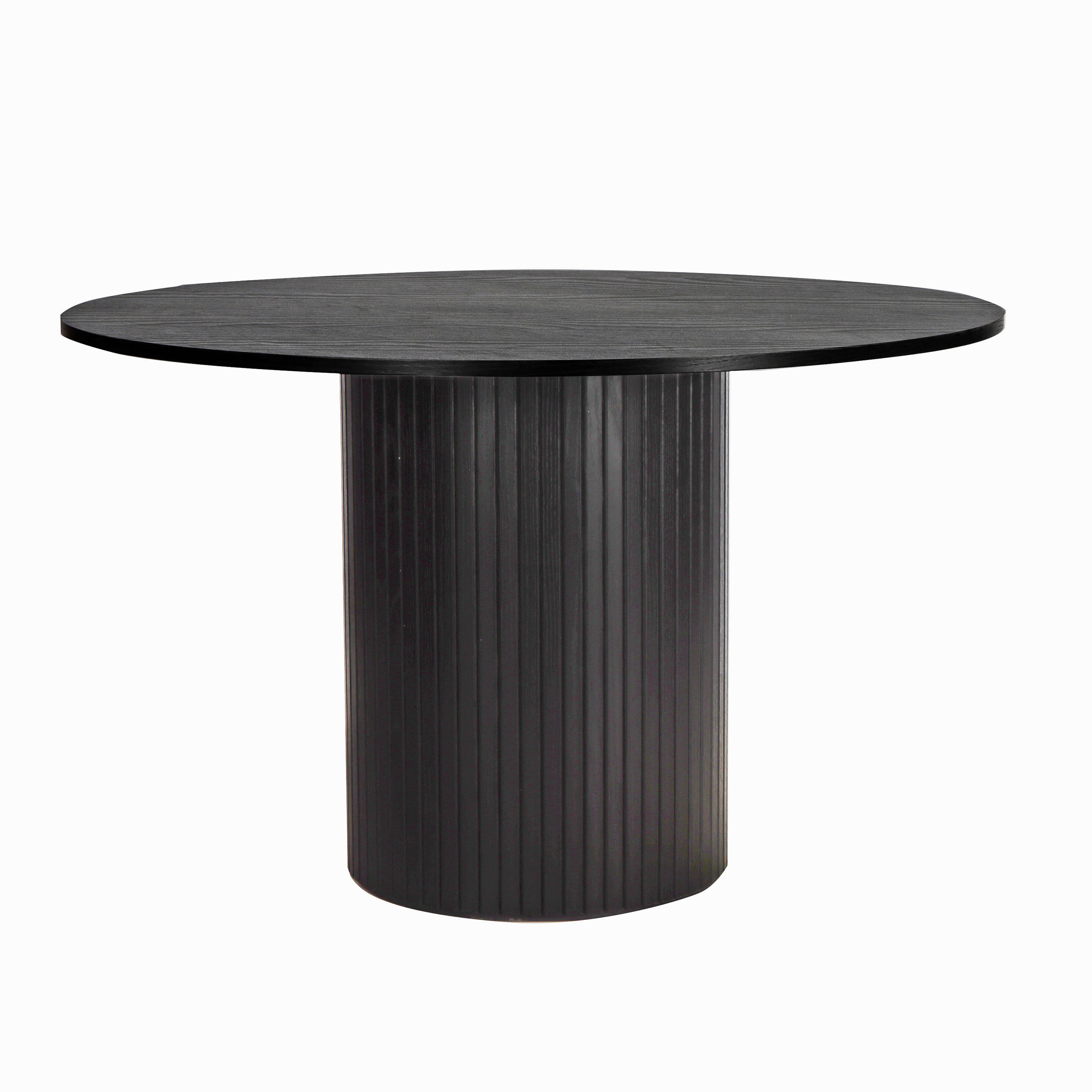 Livetastic Esstisch Schwarz 120x75x120 cm