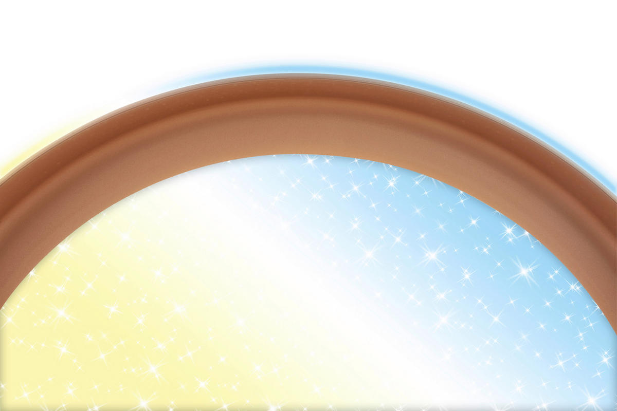 LED MENNYEZETI LÁMPA - világosszürke/cappuccino, Basics, műanyag (51/7,5cm)