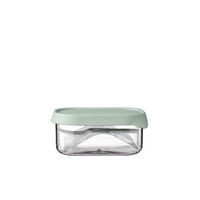 SKLADOVACÍ DÓZA - bílá/šalvějově zelená, Konvenční, plast (11,3/8,0/5,0cm) - Mepal