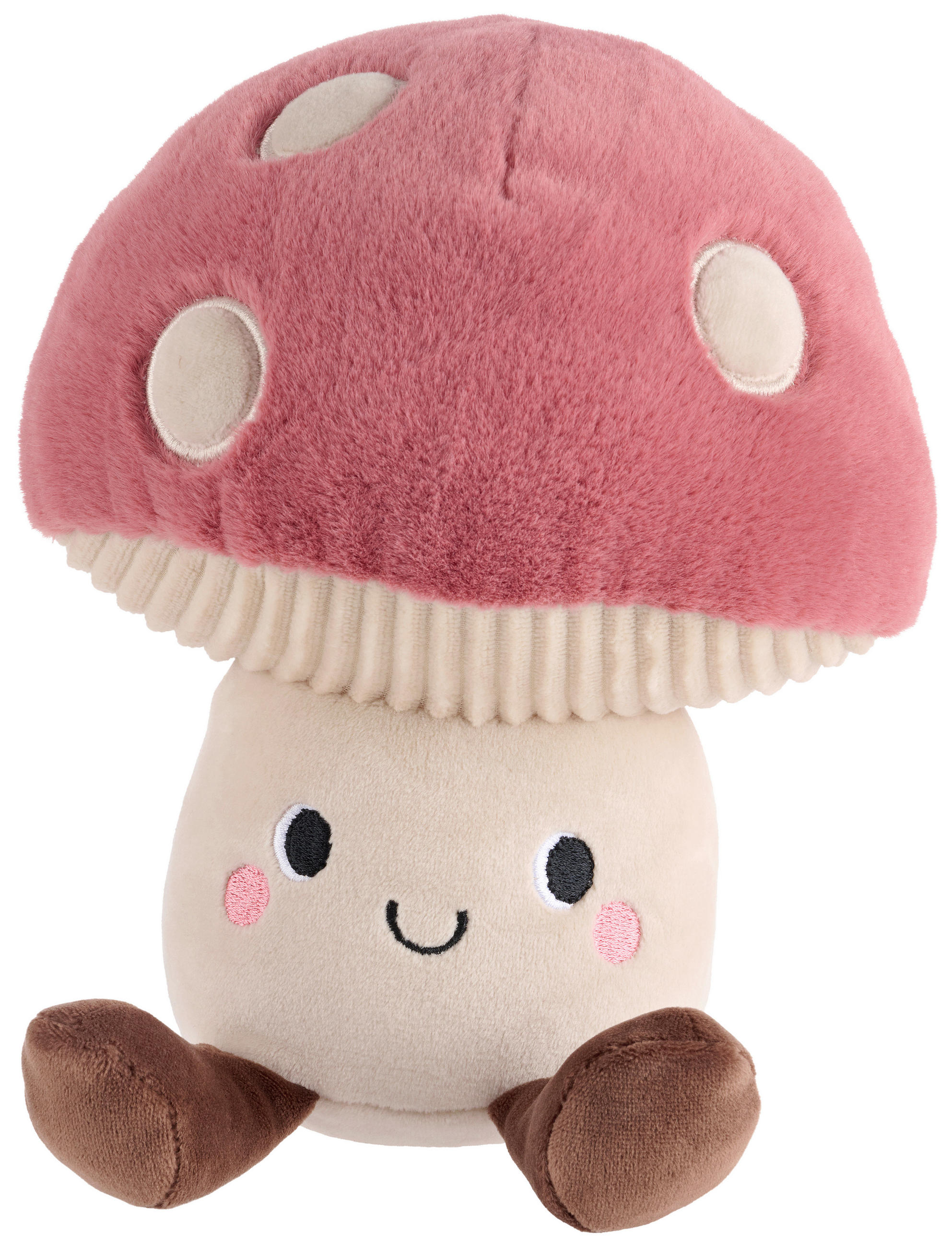 PLÜSCHFIGUR  - Pink/Beige, Trend, Kunststoff/Textil (15/19/14cm) - Patinio