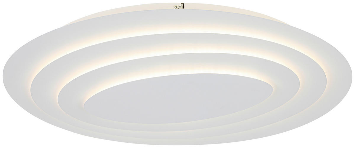 DECKENLEUCHTE    60/43/9 cm  - Weiß, Design, Kunststoff/Metall (60/43/9cm) - Collet's Monde