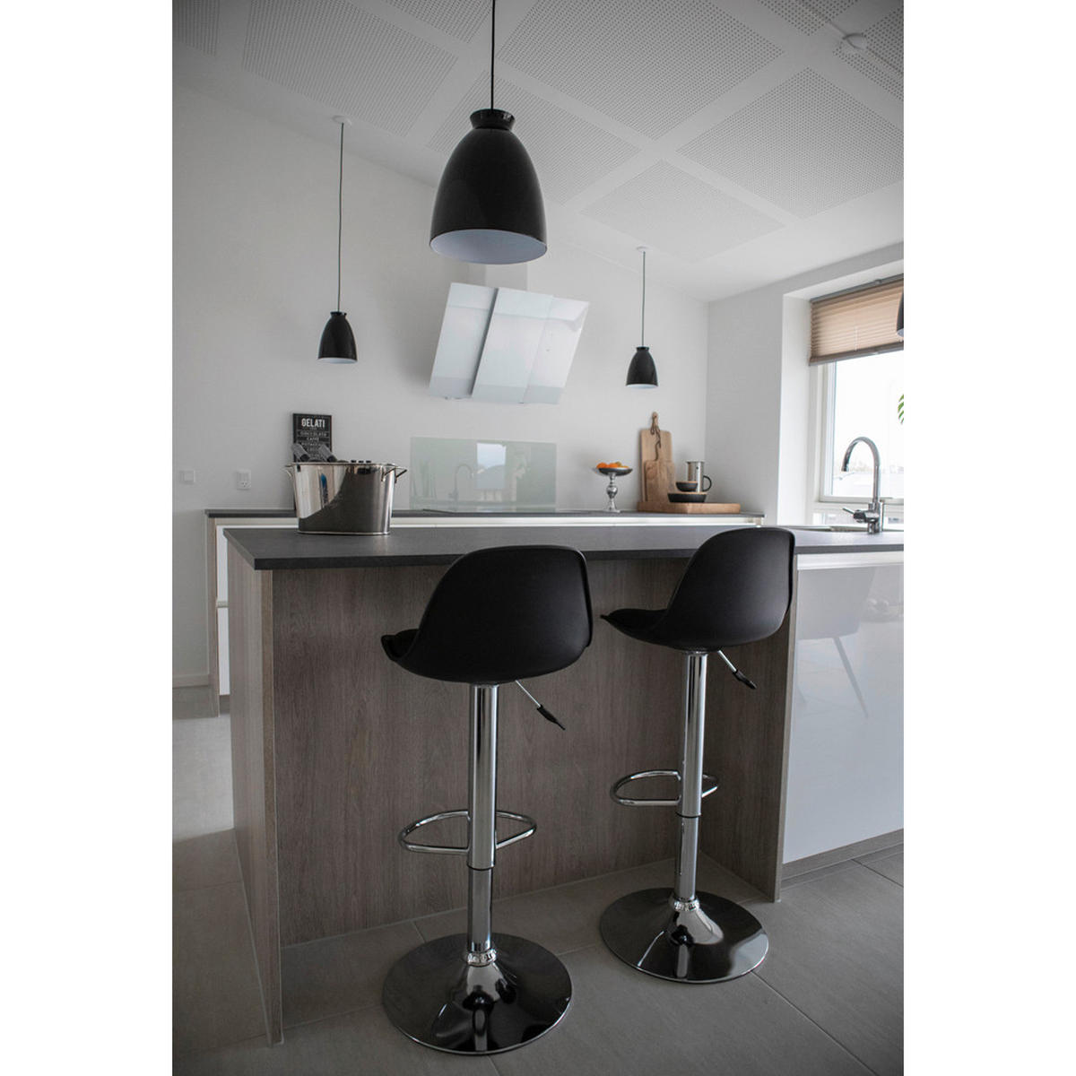 BARPALL SET i svart  - svart, Modern, textil (39/82-104/41cm) - MID.YOU