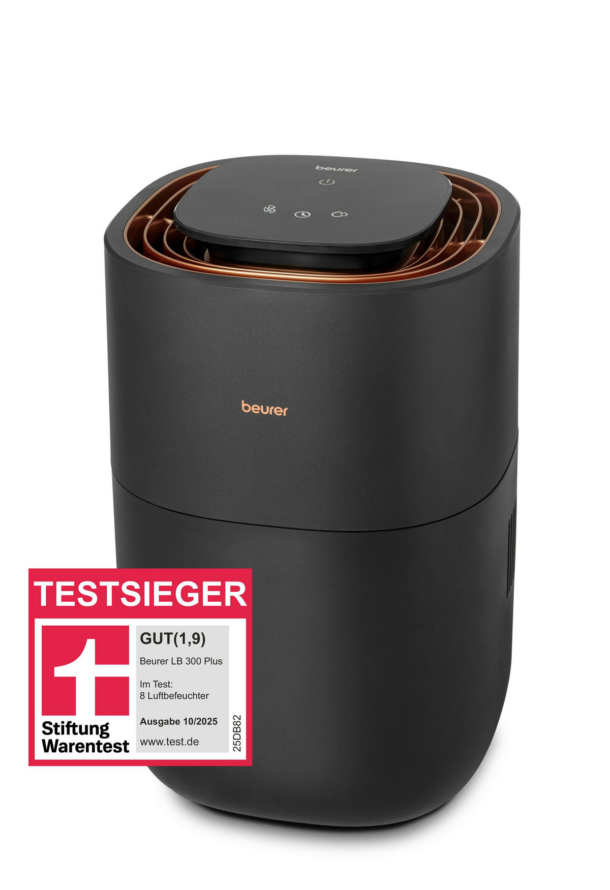 LUFTBEFEUCHTER  - Schwarz, KONVENTIONELL (23/23/35cm) - Beurer