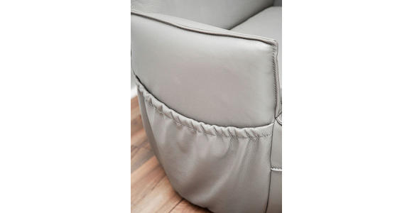 XXL-SESSEL - Dunkelbraun, Design, Leder/Metall (83/90/85cm) - Landscape