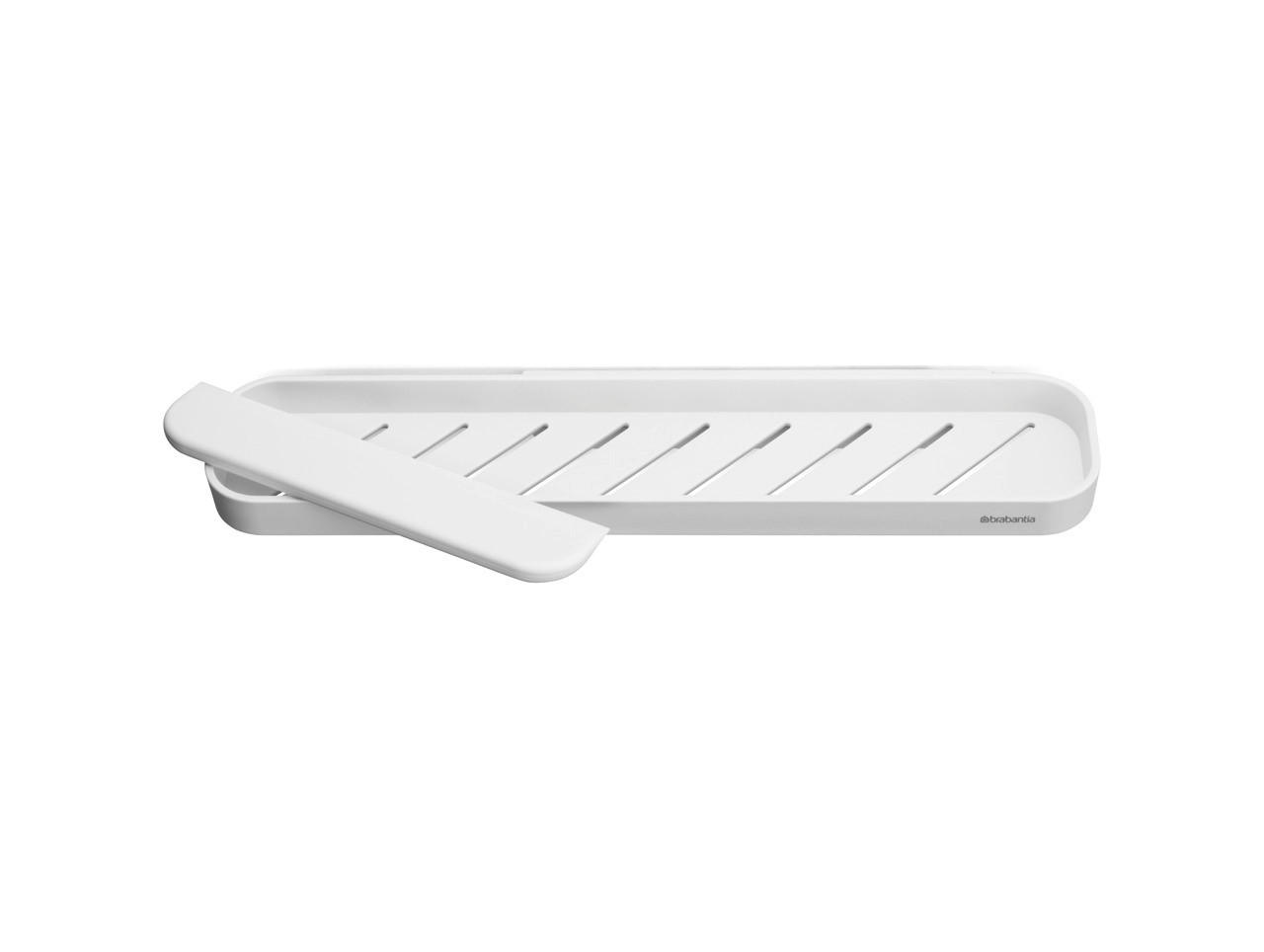 POLICA ZA TUŠ KABINU  metal, plastika  - bela, Osnovno, metal/plastika (42.1/7.3/9cm) - Brabantia