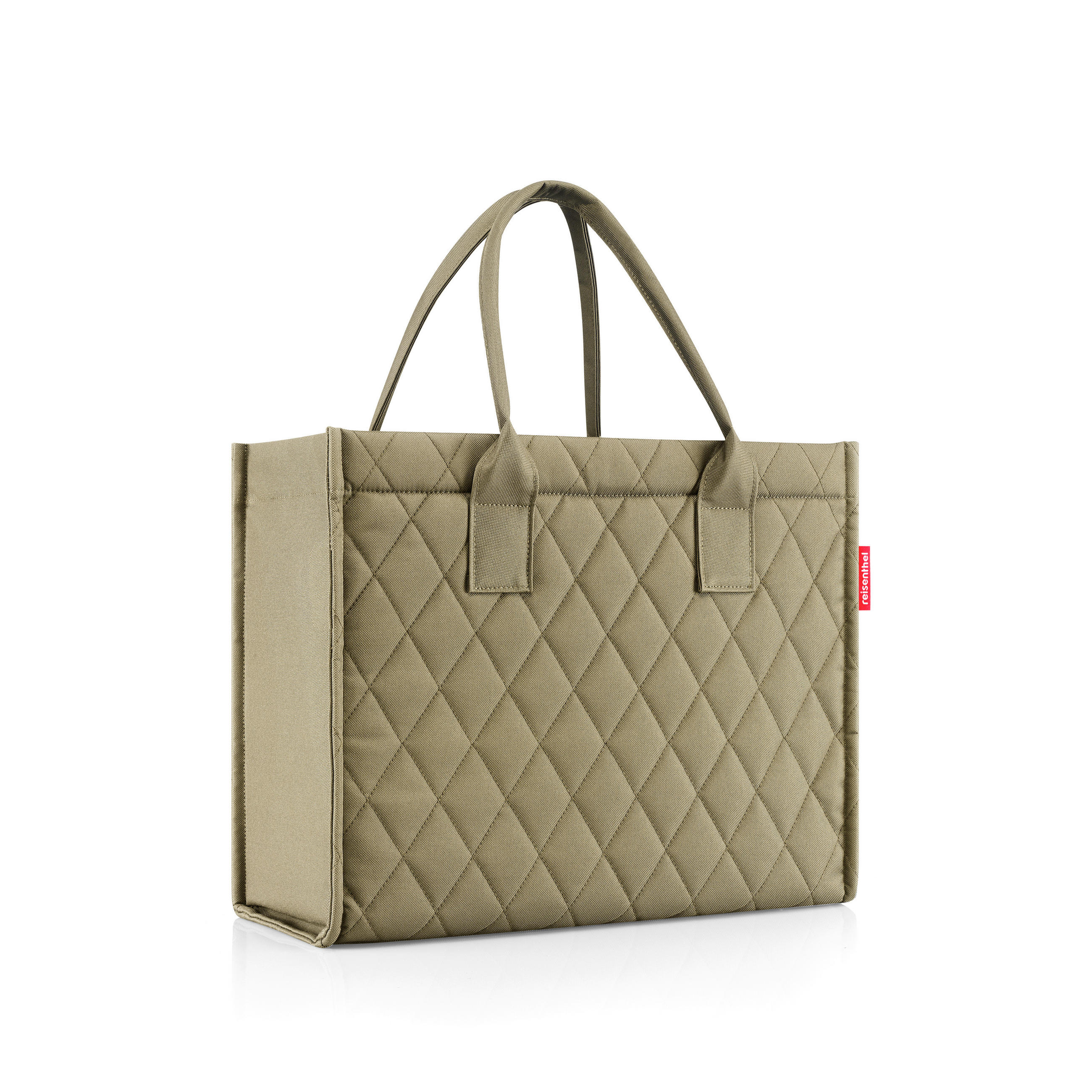 Reisenthel Einkaufstasche Daily shopper rhombus olive Olivgrün 42x35x17 cm