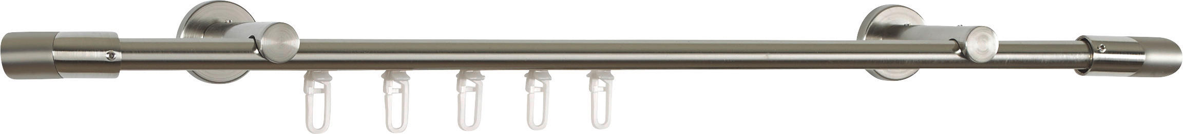 SET GALERIE PERDEA 120 cm  - culoare inox, Basics, metal (120cm) - Homeware