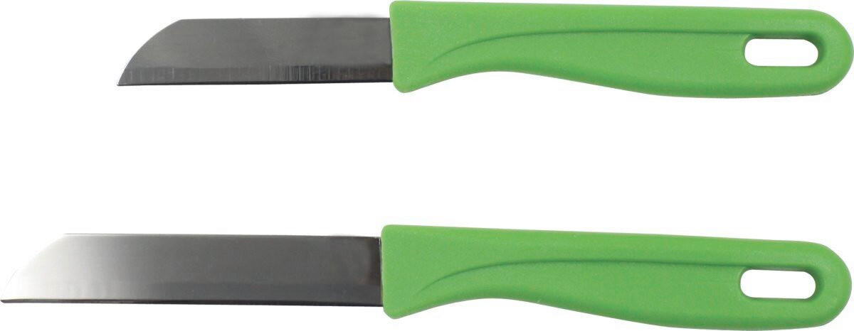 SET NOŽEV    - zelena/svetlo siva, Basics, kovina/umetna masa (1.2/7.5/26cm) - Fackelmann